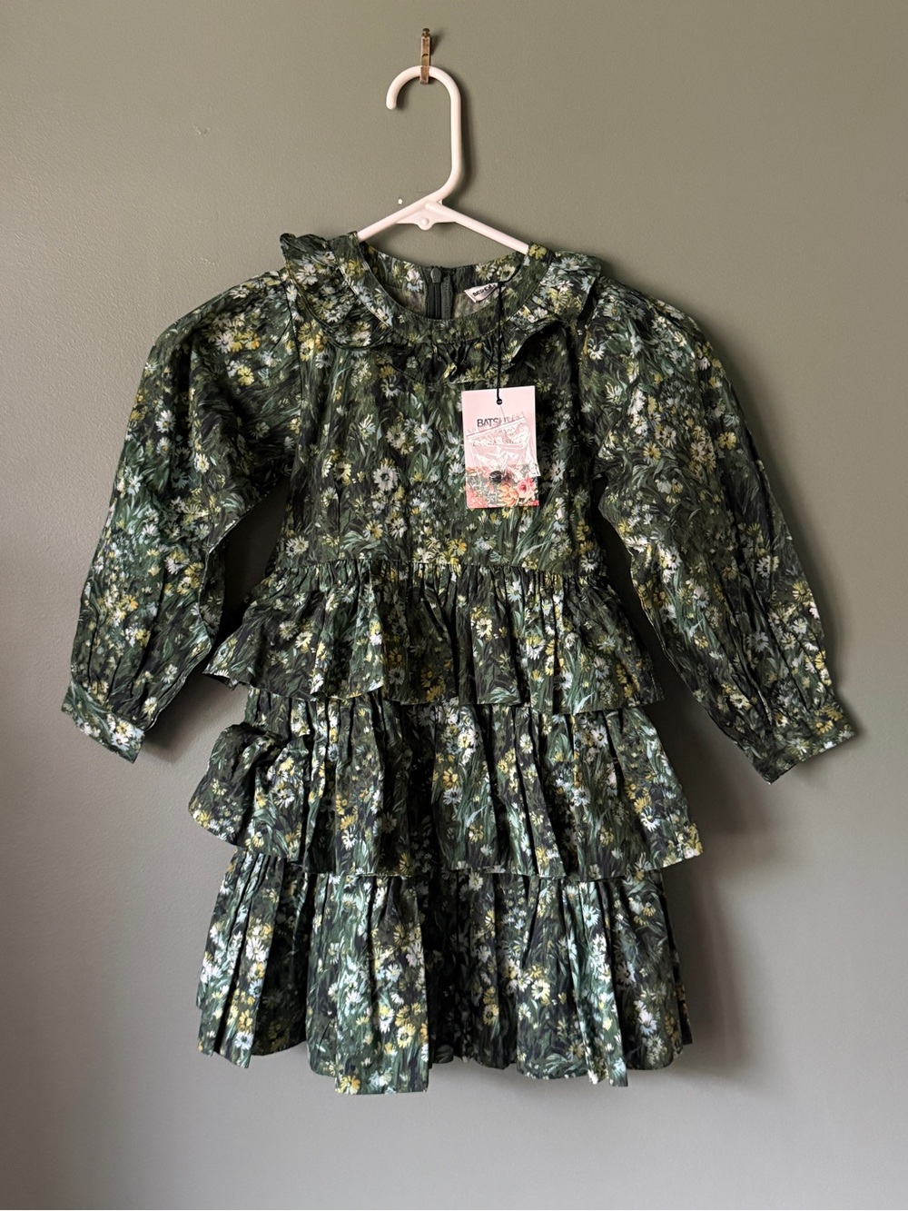 Batsheva - Little Girls Welsh Dress - Sherwood Forest - Size 2